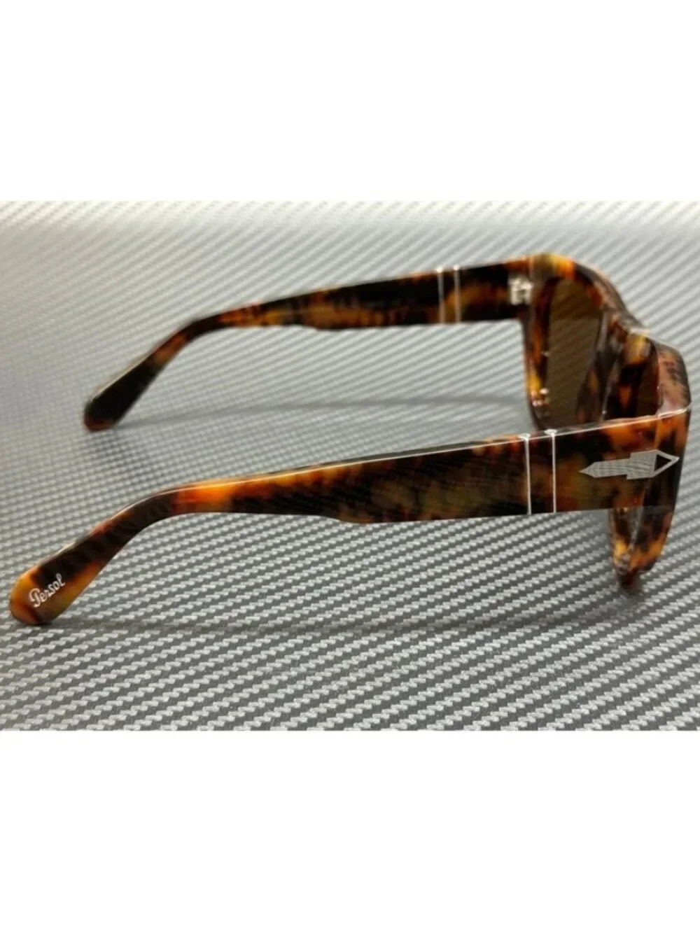 New Persol Men Caffe Brown Sunglasses 53-22-145